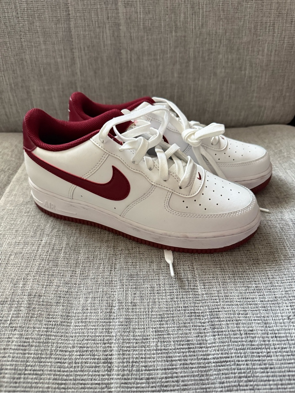 Nike Big Kids Air Force Ones - Picture 3 of 7